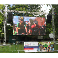 P6 SMD2727 Nationstar led 5500 nits high brightness stage outdoor LED display screen for events
